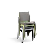 sedie impilabili colorate