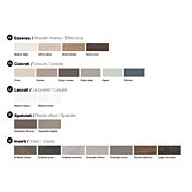 Comodini moderni Bianco lucido e Noce biondo