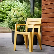 Set di 6 sedie da esterno, 62x79x59 h cm, color Verde, Rosso e Giallo