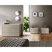 set comò e comodini tortora