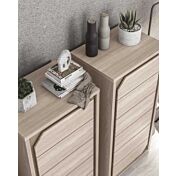 Settimino 6 cassetti, finitura Olmo Bianco, Made in Italy