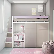 soppalco con scrivania