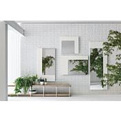 Specchio di design verticale, disponibile in diverse finiture