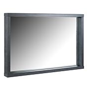 Specchio finitura Grigio smoke, Made in Italy