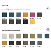 Divano letto imbottito Delta Moretti Compact, tessuto Mango