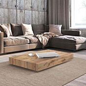 Tavolino trasformabile moderno, in offerta finitura Rovere