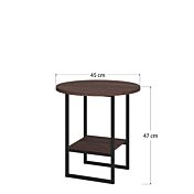 Tavolino soggiorno Ankara noce