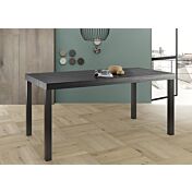 Tavolo di design, stile moderno, nero frassinato 189x88 cm