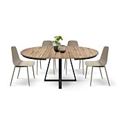 tavolo allungabile rovere rustico moderno