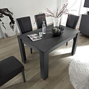 Tavolo moderno per interni in finitura carbonio