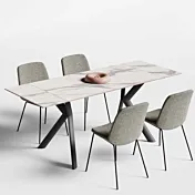 tavolo gres bianco opaco