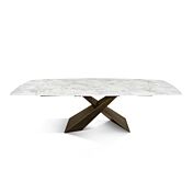 tavolo con piano in ceramica