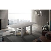 Tavolo quadrato 90x90 in finitura Cemento con apertura a libro