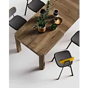 tavolo allungabile rovere tabacco