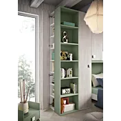 soppalco con libreria salvia