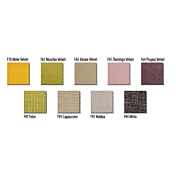 Letti 140x200 moderni, letto con dettaglio in testata, finitura Bianco luce