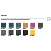 Letti 140x200 moderni, letto con dettaglio in testata, finitura Bianco luce