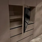 armadio tv girevole colore bronzo