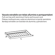 vassoio portapantaloni