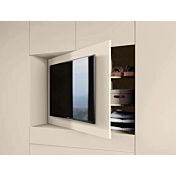 Armadio camera letto con vano tv, Orzo e Visone