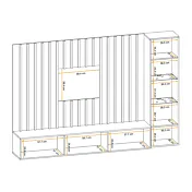 parete attrezzata in promozione speciale