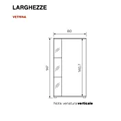 vetrina soggiorno grigia