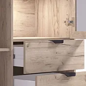 vetrina con cassetti 