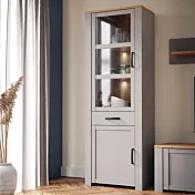 vetrina singola contemporanea grigia