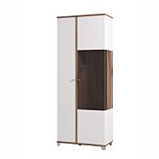 vetrina stretta 2 ante bianca