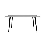 Soggiorno completo  Arendal in finitura Nero opaco con dettagli Oro