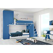 Camerette bimbo, Cameretta Jonathan in finitura Cadaques e Bianco Opaco