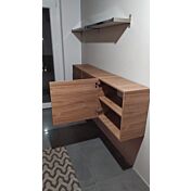 3 Cubi moderni e di design, Noce Stelvio, 100% Made in Italy