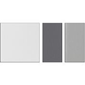 Letto contenitore Zadok in ecopelle in finitura bianco, grigio perla ed antracite