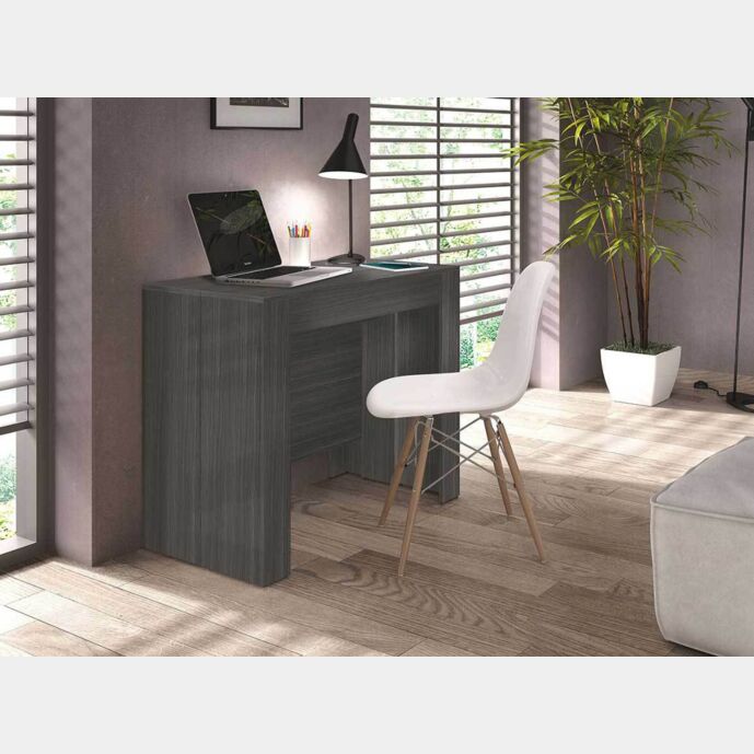 Tavolo consolle allungabile, finitura grigio