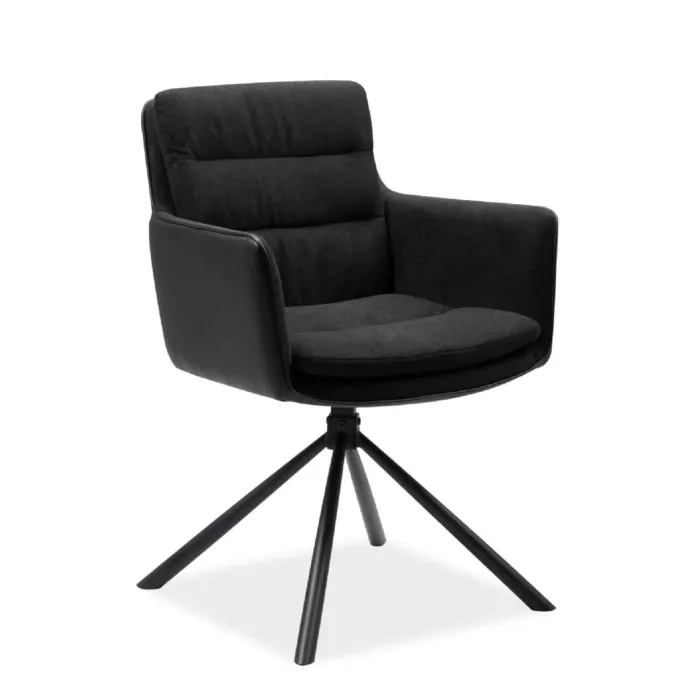 Elegante Sedia di design, colore Nero
