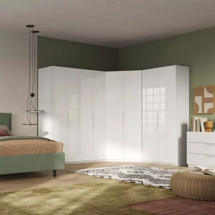 cabina angolare camera da letto