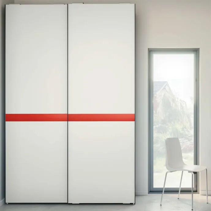 armadio fascia rossa