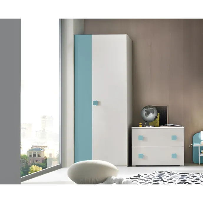 armadio celeste battente