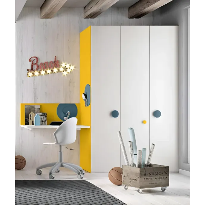 armadio bianco bambino