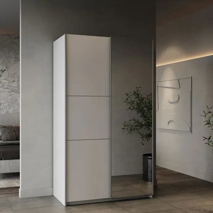 armadio largo 120 bianco