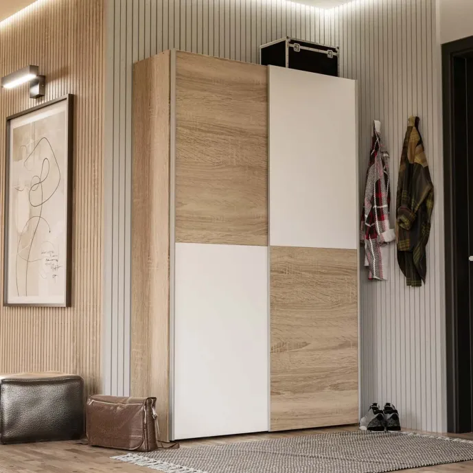 armadio rovere scorrevole