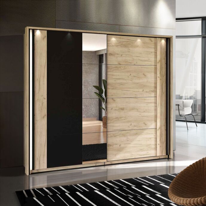 Armadio industry finitura rovere chiara