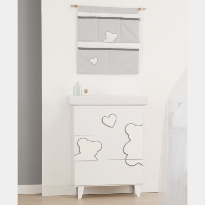 Bagnetto Winnie per neonati Bianco con decori orsetto