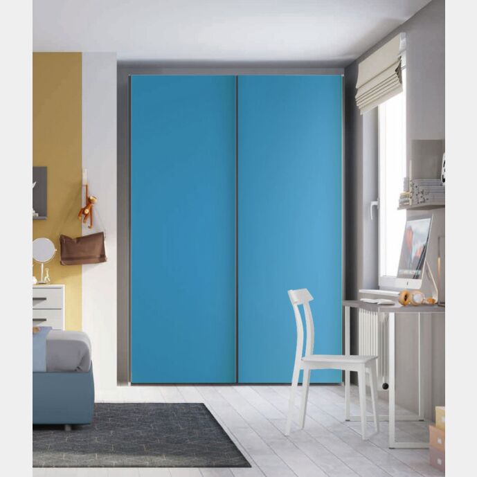 Armadio 2 ante scorrevoli H.225 L.178, finitura Cadaques