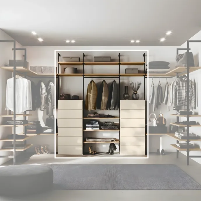 armadiatura con settimini