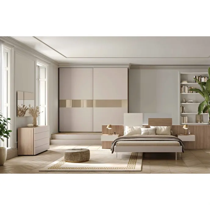 Camera matrimoniale, Sequoia honey e Corda, collezione Apache Zenzero Shop