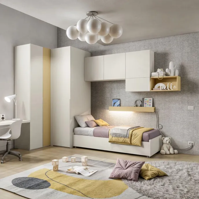 cameretta con cabina