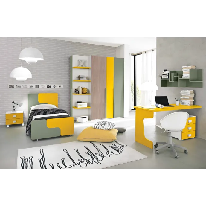 cameretta gialla e salvia