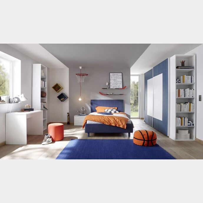 Cameretta completa per ragazzi con letto una piazza e mezza