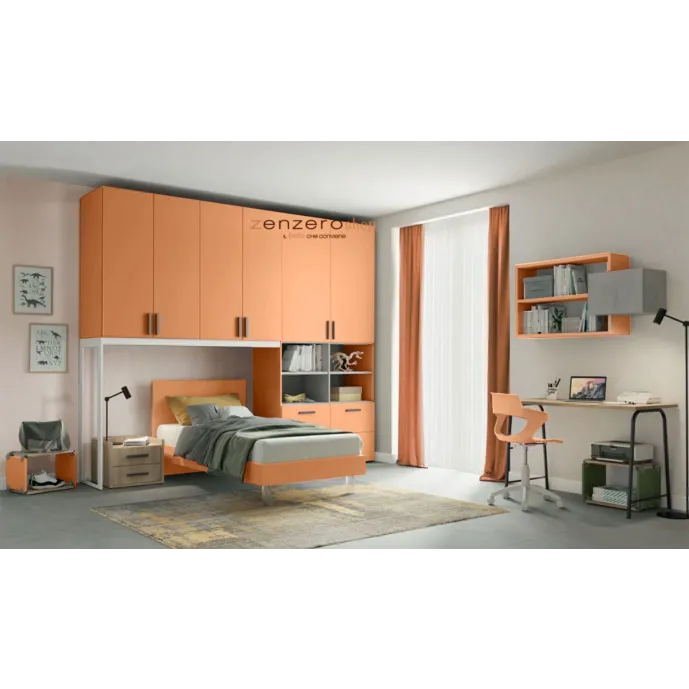 Armadio a ponte con 6 ante battenti 